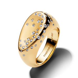 Inel ESSENCE Placare Aur Galben 14K CZ PANDORA