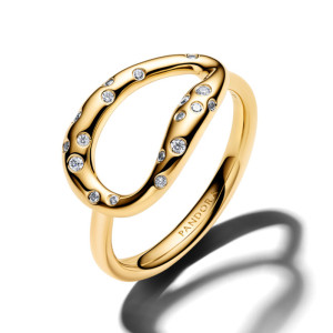 Inel ESSENCE Placare Aur Galben 14K CZ PANDORA