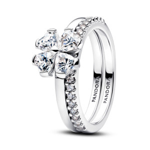 Inel Trifoi Argint 925 CZ PANDORA