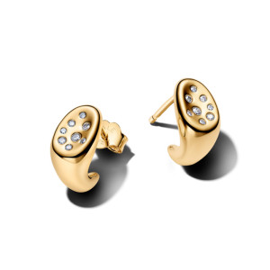 Cercei ESSENCE Placare Aur Galben 14K CZ  PANDORA