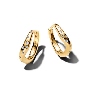 Cercei ESSENCE Placare Aur Galben 14K CZ  PANDORA