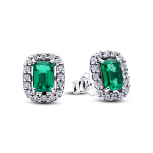 Cercei Argint 925 CZ Cristal Verde PANDORA