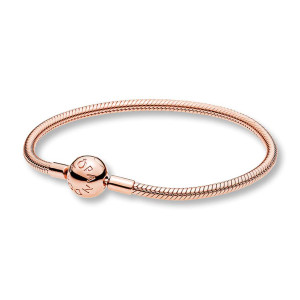 Bratara Sarpe cu Inchizatoare Rotunda Pandora Placare Aur Roz 14K PANDORA