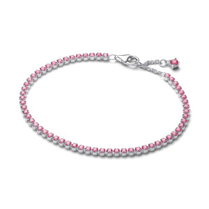 Bratara Argint 925 CZ Roz PANDORA