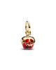 Talisman Pandantiv Disney Regina Malefica Placare Aur Galben 14k Sticla de Murano Rosie PANDORA