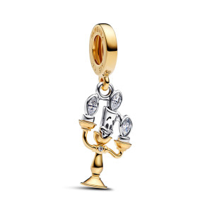 Talisman Disney Lumiere Placare Aur Galben 14K Argint 925 CZ PANDORA