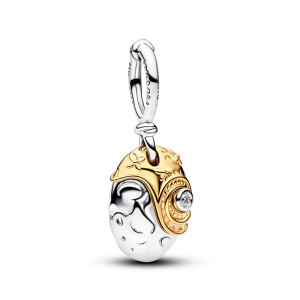 Talisman Disney Argint 925 Placare Aur Galben 14K Diamant de Laborator G-I VS+ de 0,012 CT PANDORA