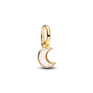 Talisman Luna Pandora ME Placare Aur Galben 14K Sidef Artificial PANDORA 