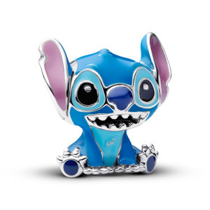 Talisman Disney Stitch Argint 925 Email Violet, Albastru si Negru PANDORA