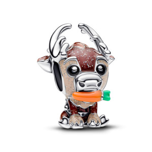 Talisman Disney Frozen Sven Argint 925 Email Negru PANDORA