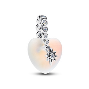 Talisman Inima Argint 925 CZ Sticla Iridescenta PANDORA