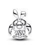 Talisman Disney Stitch Argint 925 Cuart Portocaliu, Email Negru si Verde PANDORA