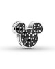 Element Micut Disney Silueta Mickey Argint 925 Cristal Negru PANDORA