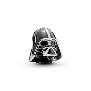 Talisman Star Wars Darth Vader Oxidat Argint 925 Email Negru PANDORA
