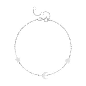 Bratara Stea, Semiluna, Soare Aur 14k SABRINI