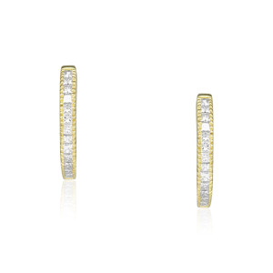 Cercei Aur 18k Diamante BLANCO'S