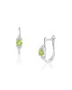 Cercei Aur 18k Diamante, Peridot DERUVO