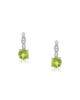 Cercei Aur 18k Diamante, Peridot DERUVO