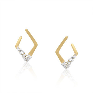 Cercei Aur 18k Diamante BLANCO'S