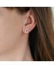 Cercei Aur 18k Diamante, Rubine DERUVO Cercei Aur 18k Diamante, Rubine DERUVO
