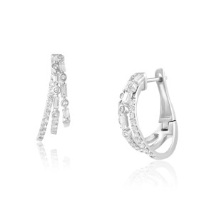 Cercei Aur 18k Diamante BLANCO'S
