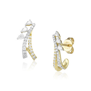 Cercei Aur 18k Diamante BLANCO'S