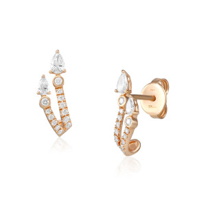 Cercei Aur 18k Diamante BLANCO'S