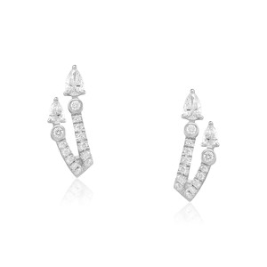 Cercei Aur 18k Diamante BLANCO'S