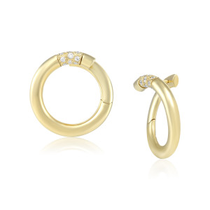 Cercei Fulmine Aur 14k CZ SABRINI