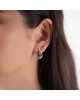 Cercei Aur 18k Diamante, Ametist,Granat,Turmalina Roz DERUVO