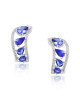 Cercei Aur 18k Diamante, Tanzanite DERUVO