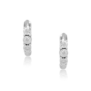 Cercei Nou Nascut Aur 18k Diamante BLANCO'S