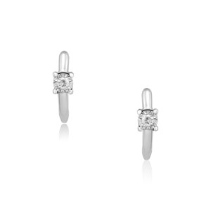 Cercei Nou Nascut Aur 18k Diamante BLANCO'S