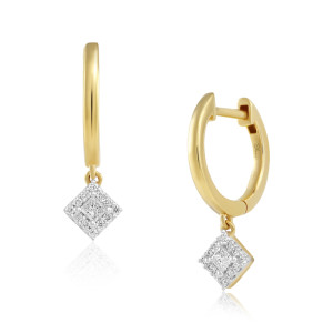Cercei Aur 18k Diamante BLANCO'S