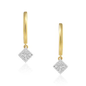 Cercei Aur 18k Diamante BLANCO'S