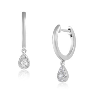 Cercei Aur 18k Diamante BLANCO'S