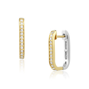 Cercei Aur 18k Diamante BLANCO'S