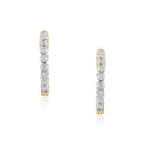 Cercei Aur 18k Diamante BLANCO'S