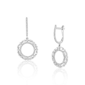 Cercei Aur 18k Diamante BLANCO'S