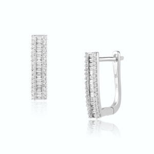 Cercei Aur 18k Diamante BLANCO'S