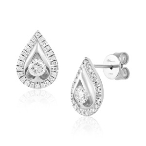 Cercei Aur 18k Diamante BLANCO'S