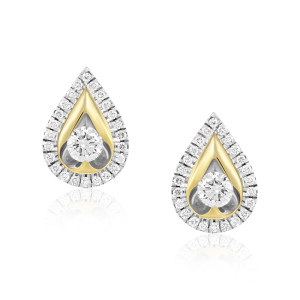 Cercei Aur 18k Diamante BLANCO'S