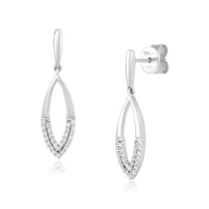 Cercei Aur 18k Diamante BLANCO'S