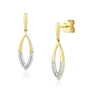 Cercei Aur 18k Diamante BLANCO'S