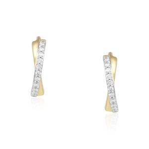 Cercei Copii Aur 18k Diamante BLANCO'S