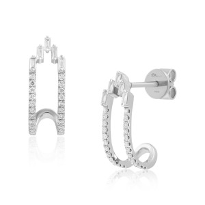 Cercei Aur 18k Diamante BLANCO'S