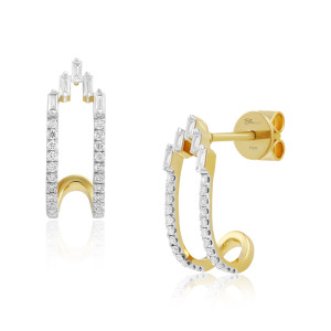 Cercei Aur 18k Diamante BLANCO'S
