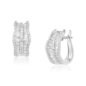 Cercei Aur 18k Diamante BLANCO'S