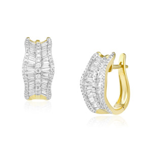Cercei Aur 18k Diamante BLANCO'S