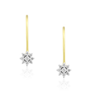 Cercei Aur 18k Diamante BLANCO'S